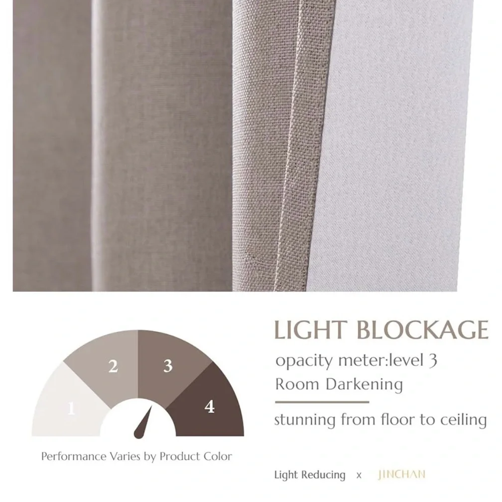 Jinchan Curtains pre owned